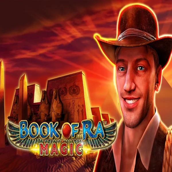 Book of Ra Magic logo – Slots by Greentube at Slotlair Casino
