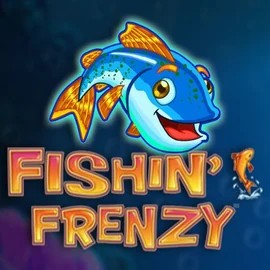 Slots logo of Fishin Frenzy from Blueprint Gaming at Slotlair Casino