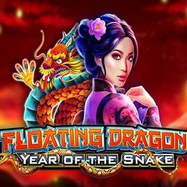 Floating Dragon Year of the Snake online game logo by Pragmatic Play on slot-lair.eu