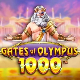 Gates of Olympus 1000 logo by Pragmatic Play Slotlair Casino