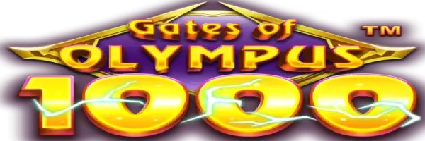 Gates of Olympus 1000 logo by Pragmatic Play at Slotlair Casino