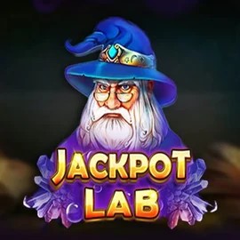 Jackpot Lab slot logo by Platipus at Slotlair Casino