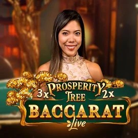 Prosperity Tree Baccarat logo – Live Casino by Evolution at Slotlair Casino