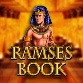 Ramses Book logo by Gamomat at Slotlair Casino